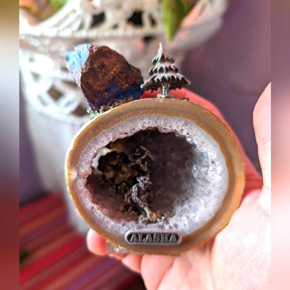 Vintage Alaska Geode